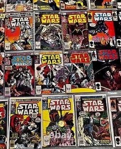 Lot of 87 Marvel Star Wars Comics 1977 Series Near Complete Collection 1-10, 68+