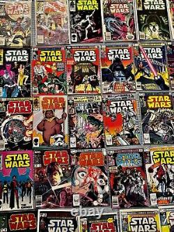 Lot of 87 Marvel Star Wars Comics 1977 Series Near Complete Collection 1-10, 68+