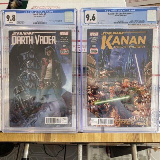 Marvel Comics Cgc Graded 2 Book Lot? Star Wars/darth Vader/kanan