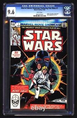 MARVEL MOVIE SHOWCASE #1 CGC 9.6 1982 1st STAR WARS Reprint of Issues #1-3