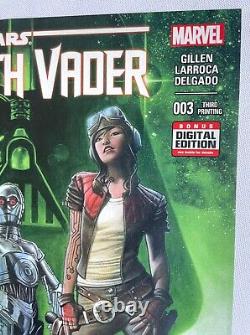 MARVEL STAR WARS DARTH VADER #3 THIRD PRINT First Appearance Doctor Aphra 2015