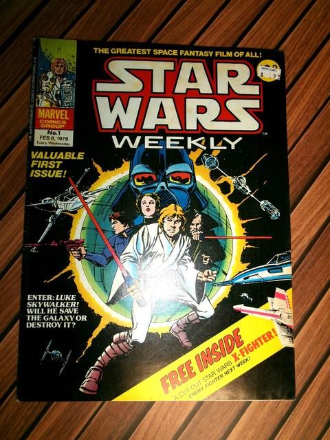 Marvel 1978 Star Wars Weekly No. 1 With Free Gift Unpunched