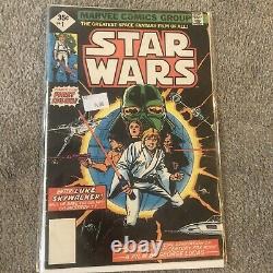 $ Marvel Comic Book Star Wars 1 1977 Bronze Age! Original Owner! Beautiful Book