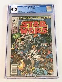 Marvel Comics 1977 Star Wars #2 CGC 9.2 1st Appearance Han Solo & Chewbacca