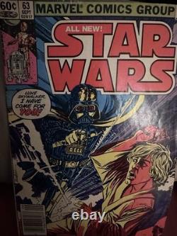 Marvel Comics Group Star Wars 9pc Lot #'s 60-68. Used. See Details