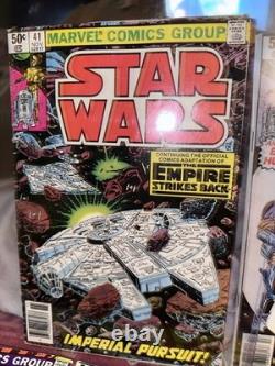 Marvel Comics Group Star Wars Comics 9pc Lot #'s 41-49. Used. See Details