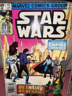 Marvel Comics Group Star Wars Comics 9pc Lot #'s 41-49. Used. See Details