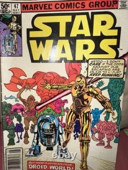 Marvel Comics Group Star Wars Comics 9pc Lot #'s 41-49. Used. See Details