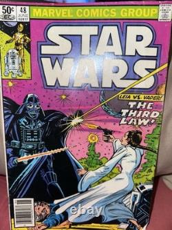 Marvel Comics Group Star Wars Comics 9pc Lot #'s 41-49. Used. See Details