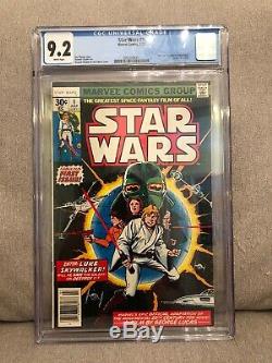Marvel Comics STAR WARS #1 CGC 9.2 WHITE PAGES NM+ 1977 Freshly Graded