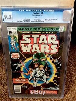 Marvel Comics STAR WARS #1 CGC 9.2 White Pages First Print 1977