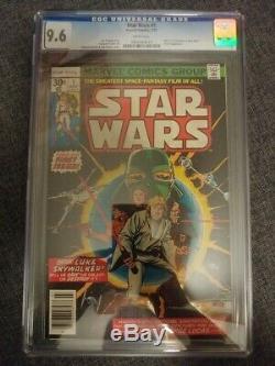 Marvel Comics STAR WARS #1 CGC 9.6 WHITE PAGES NM+ 1977 HOT BOOK