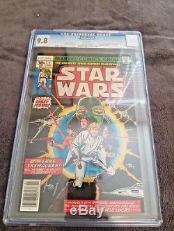 Marvel Comics STAR WARS #1 CGC 9.8 WHITE PAGES 1977