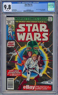 Marvel Comics STAR WARS #1 CGC 9.8 WHITE PAGES NM/MT 1977