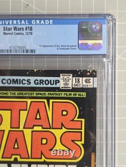 Marvel Comics Star Wars #18 CGC 9.4 Graded Newsstand 1978