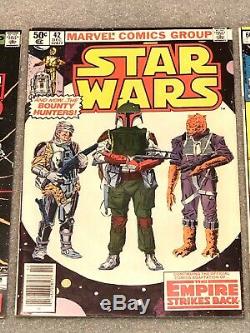 Marvel Comics Star Wars 1977 1 42 68 1st Print High Grade with White Pages Lot