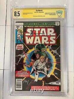 Marvel Comics Star Wars #1 (1977) CBCS 8.5 Signed by Howard Chaykin WP
