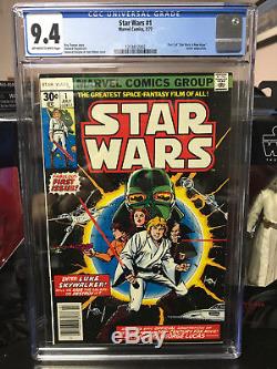 Marvel Comics Star Wars #1 1977 Graded CGC 9.4 First Print