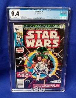 Marvel Comics Star Wars #1 1977 Graded CGC 9.4 WHITE PAGES First Print