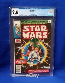 Marvel Comics Star Wars #1 1977 Graded CGC 9.6 WHITE PAGES First Print