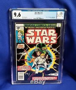 Marvel Comics Star Wars #1 1977 Graded CGC 9.6 WHITE PAGES First Print