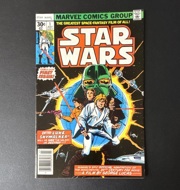 Marvel Comics Star Wars #1 (1977) Reprint First Printing Luke Skywalker