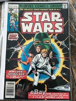 Marvel Comics Star Wars #1 7.5 VF July 1977 1st Print A New Hope IV WOW