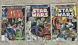 Marvel Comics Star Wars Lot Includes 1st Print #1 Issue From 1977