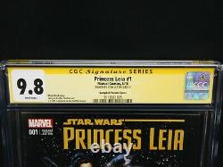 Marvel Comics Star Wars Princess Leia #1 Signed by Stan Lee CGC 9.8 Variant