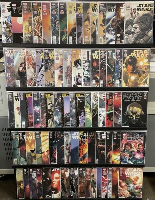 Marvel Comics Star Wars Run Lot 1-74 + Annual 1-4 Missing 45,46,61,63-66,72,73