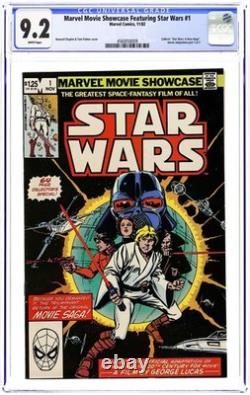 Marvel Movie Showcase Featuring Star Wars 1D CGC 9.2 1982 4560058009