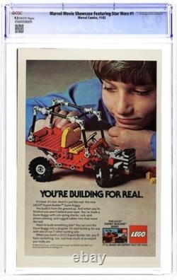 Marvel Movie Showcase Featuring Star Wars 1D CGC 9.2 1982 4560058009