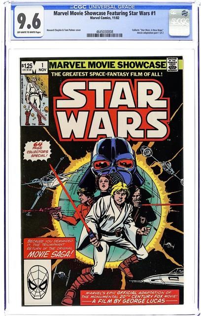 Marvel Movie Showcase Featuring Star Wars 1d Cgc 9.6 1982 4645030008