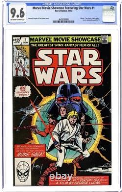 Marvel Movie Showcase Featuring Star Wars 1D CGC 9.6 1982 4645030008