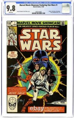 Marvel Movie Showcase Featuring Star Wars 1D CGC 9.8 1982 4581574005