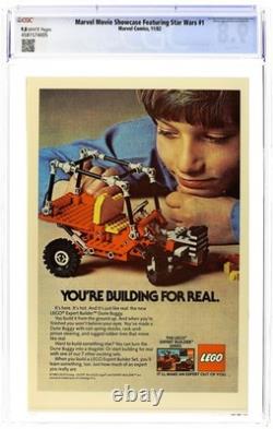 Marvel Movie Showcase Featuring Star Wars 1D CGC 9.8 1982 4581574005