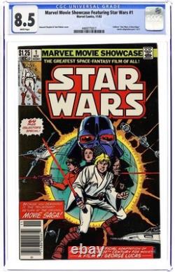 Marvel Movie Showcase Featuring Star Wars 1N CGC 8.5 1982 4469775017