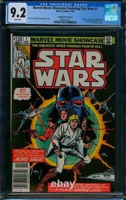 Marvel Movie Showcase Featuring Star Wars #1? CGC 9.2 PRICE VARIANT? 1982