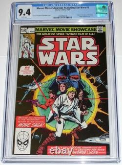Marvel Movie Showcase Featuring Star Wars #1 CGC 9.4 A New Hope Part 1 of 2