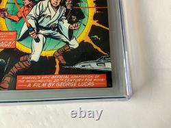 Marvel Movie Showcase Featuring Star Wars 1 Cgc 9.8 White Pages Comics 1982 Marvel Movie Showcase Featuring Star Wars 1 Cgc 9.8 White Pages Comics 1982
