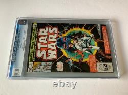 Marvel Movie Showcase Featuring Star Wars 1 Cgc 9.8 White Pages Comics 1982 Marvel Movie Showcase Featuring Star Wars 1 Cgc 9.8 White Pages Comics 1982