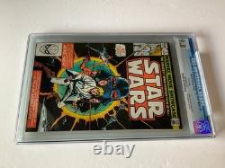 Marvel Movie Showcase Featuring Star Wars 1 Cgc 9.8 White Pages Comics 1982 Marvel Movie Showcase Featuring Star Wars 1 Cgc 9.8 White Pages Comics 1982