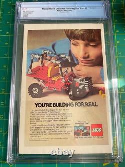 Marvel Movie Showcase Star Wars 1 CGC 9.6 Newsstand WP 1982 Vader Skywalker