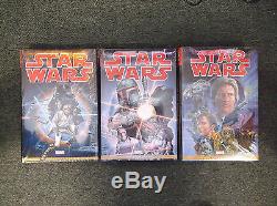Marvel Omnibus Star Wars Vol. 1 2 3 Set Compelte Sealed $375 Cover Price