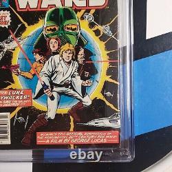 Marvel STAR WARS #1 1977 1st Print CGC 7.5 WHITE Newsstand KEY ISSUE Vader Luke