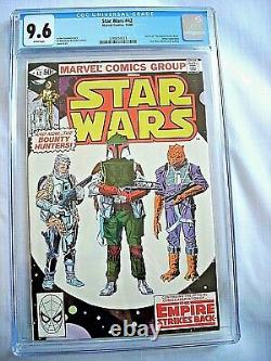 Marvel STAR WARS #42 CGC 9.6 NM+ White Pages 1980 Empire Strikes Back