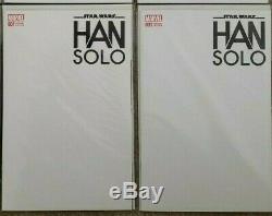 Marvel STAR WARS Lot of 19 Blank Sketch Variants Han Solo Darth Vader Leia Lando