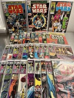 Marvel Star Wars 1977 Lot Of 33 Comics / #1, 2, 39 & 107! 1st Prints, Whitman