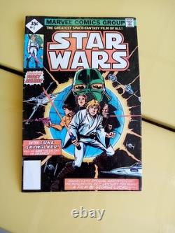 Marvel Star Wars 1977 Vintage Comic Book No. 1 Diamond 35 Cent Reprint VG +