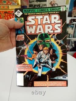 Marvel Star Wars 1977 Vintage Comic Book No. 1 Diamond 35 Cent Reprint VG +
